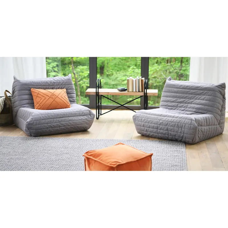 Wood and Metal Bench with Driftwood Finish