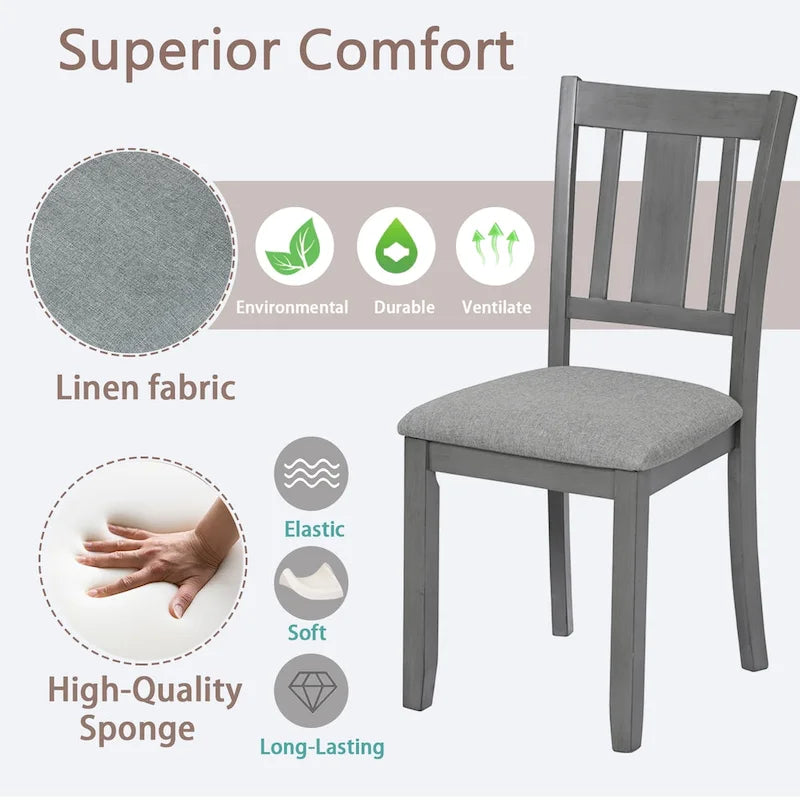Dining Chairs with Padded Seat