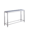 Somette Sofa Table with Glass Top