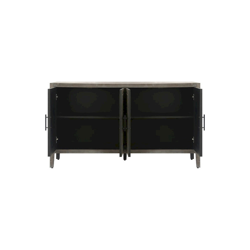 4 Door Wooden Sideboard for Living room Dining room Hallway entryway