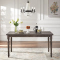 French Country Dining Table in Weathered Grey