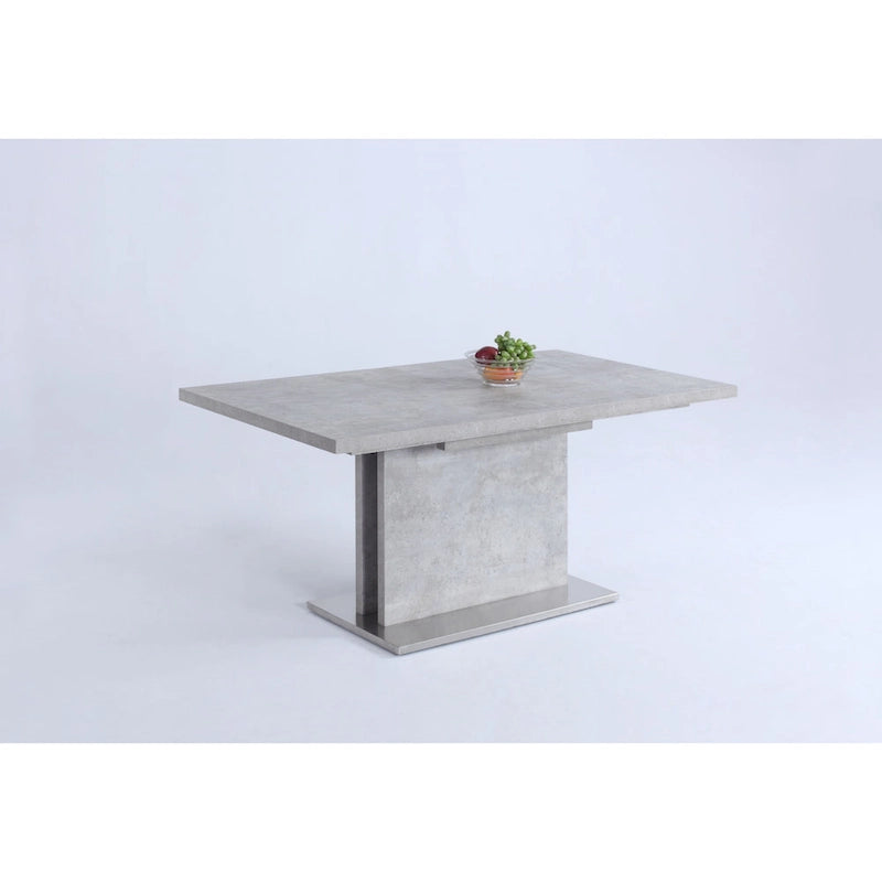 Grey Extendable Laminate Dining Table