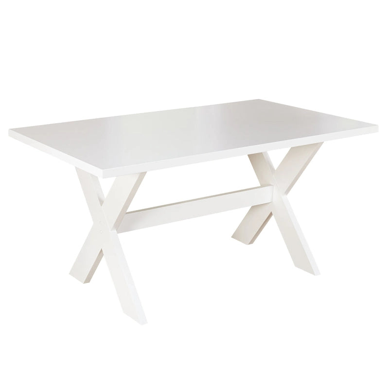X-Base Picnic Style Dining Table in Grey or White