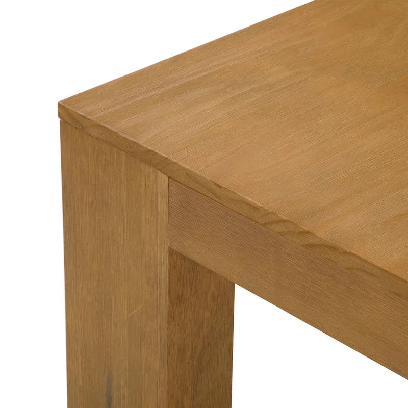 Modern Rectangular Coffee Table in Solid Pine Wood - 40" x 20"