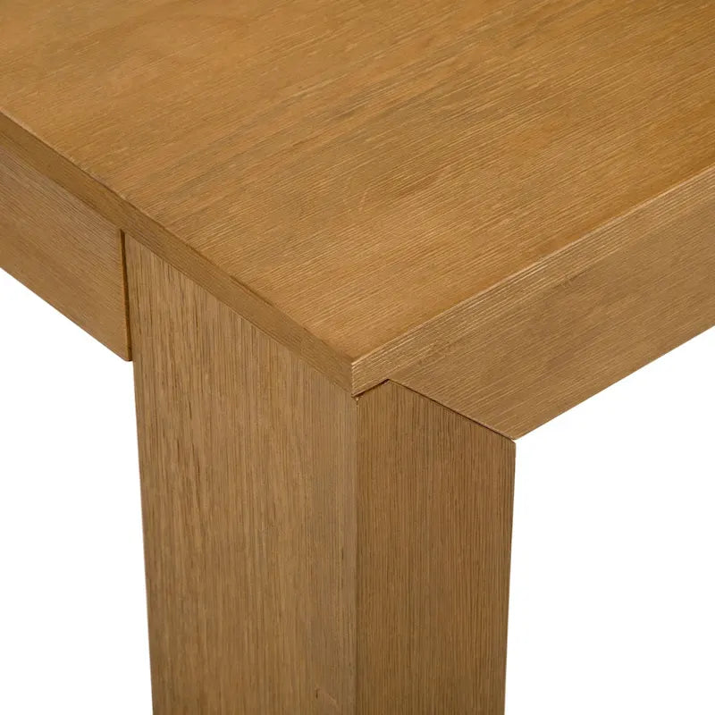 Modern Rectangular Coffee Table in Solid Pine Wood - 40" x 20"