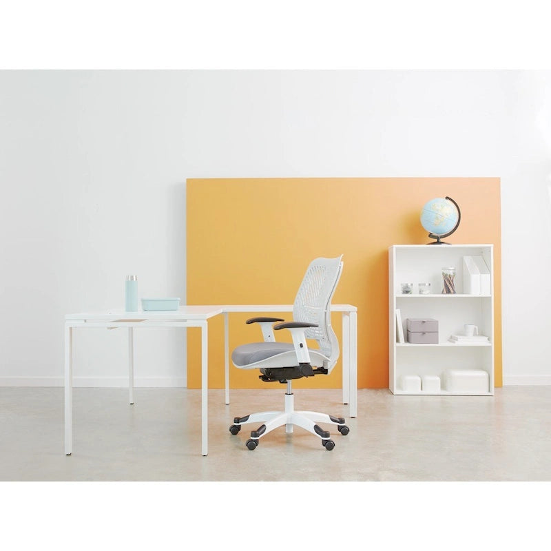 Metal L-Shaped Computer Desk