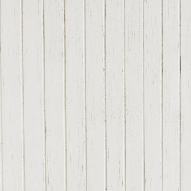 Distressed White Hall Tree with Bench and Coat Hooks