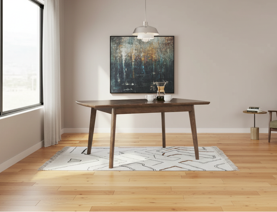 Signature Design by Ashley Lyncott Brown Rectangular Dining Butterfly Extension Table - 36W x 48/64D x 30H