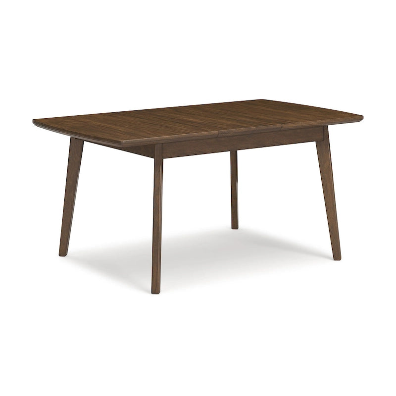 Brown Rectangular Dining Butterfly Extension Table - 36W x 48/64D x 30H