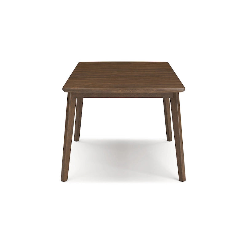 Brown Rectangular Dining Butterfly Extension Table - 36W x 48/64D x 30H