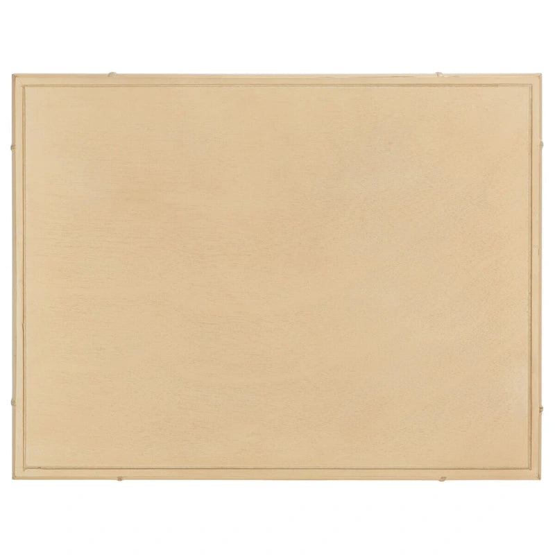 Table d'appoint à 2 tiroirs et 1 étagère avec cadre en bambou