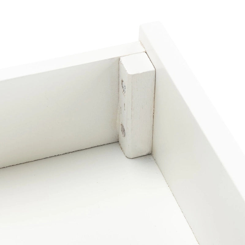 Table d'appoint à 2 tiroirs et 1 étagère avec cadre en bambou