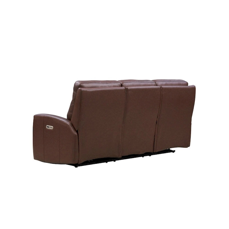 Zero Gravity Power Recline and Headrest Top Grain Leather Sofa