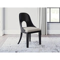Signature Design by Ashley Rowanbeck Black Home Office Desk Chair - 20W x 24D x 34H
