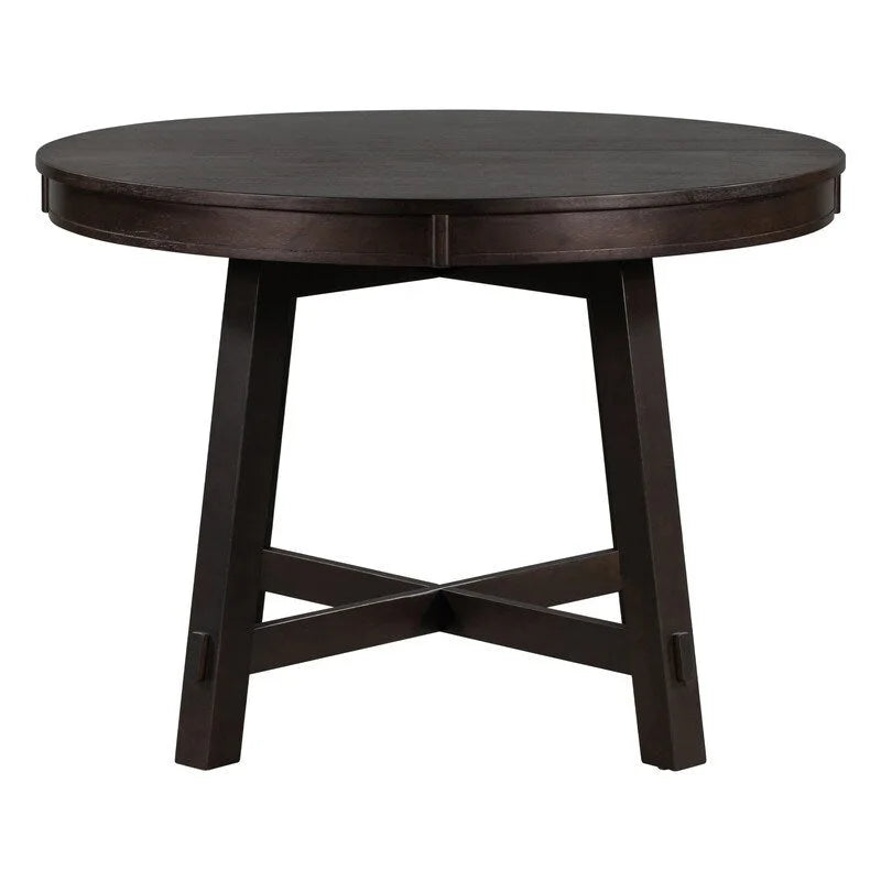 Farmhouse Extendable Adjustable Round/Oval Table, Player Poker Table, Dining Table, Kitchen Table